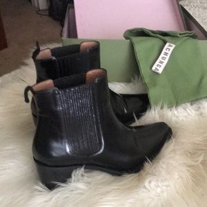 Alexa Chung-Size 40-Black-100% Bovine Leather